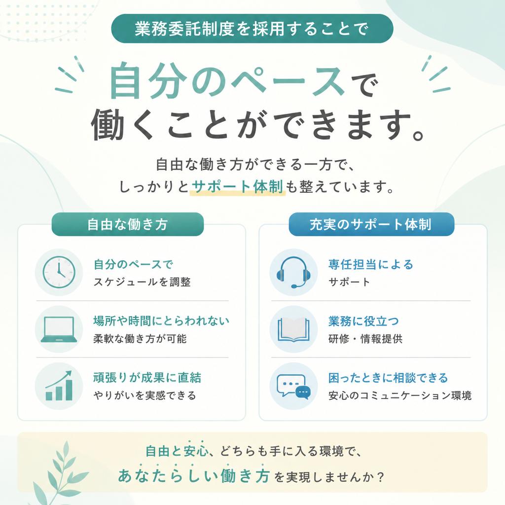 業務委託制度のメリット