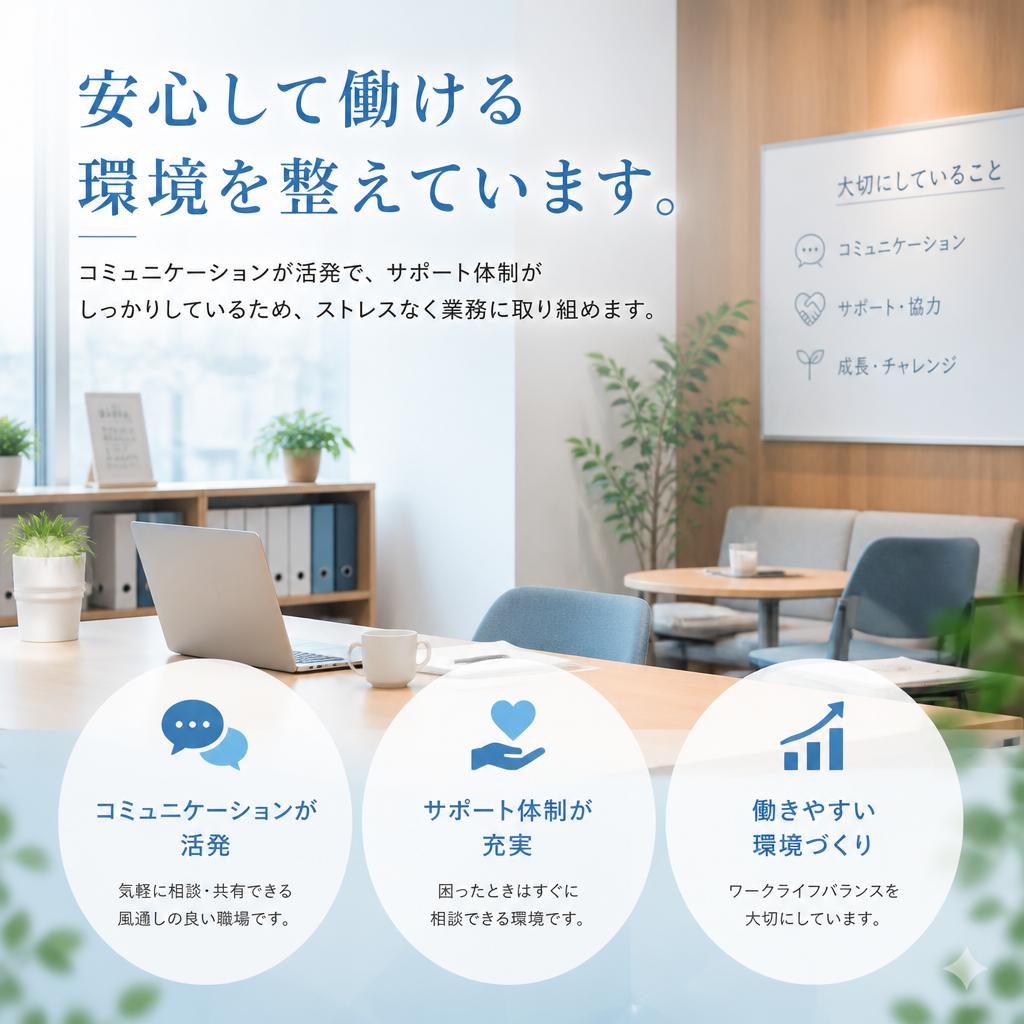 働きやすい環境の提供