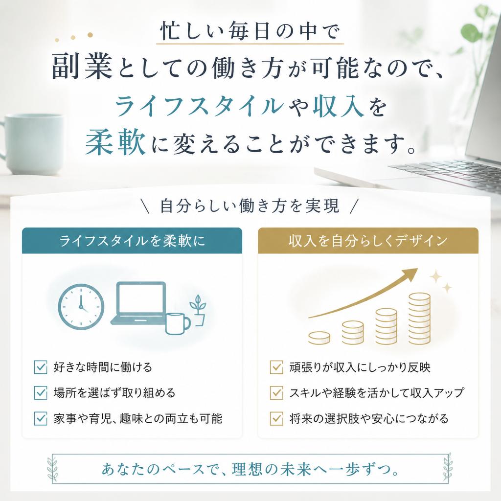 2. 副業としての利点