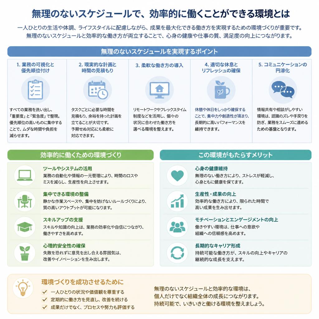 4. 効率的な働き方のご提案
